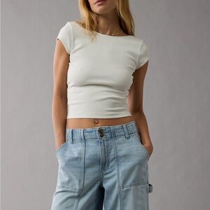 American Eagle Scoop Back Top